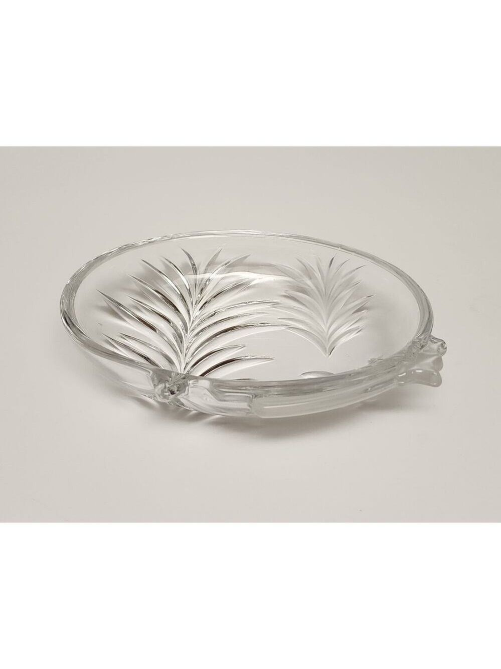 Mikasa Studio Nova Japan Frosted Wintery Scene Candy Dish Crystal